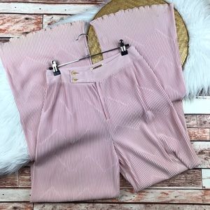 Vintage 1970’s pink pleated wide leg pants